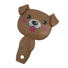 Cute Design Dog Shaped Paddle Hair Brush for Pet Grooming